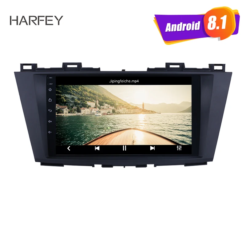 

Harfey Car Multimedia Player 9" Android 8.1 GPS Navigation System for Mazda 5 2009 2010 2011 2012 with Radio HD 1024*600 SWC