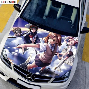 

LEFT SIDE Car Stickers HD Inkjet Puppy Style Bonnet 150*130cm Hood Car Styling Customize Size to Suit all Vehicles VW Stickers