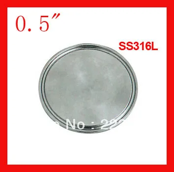 

New arrival 0.5" SS316 Stainless Steel Ferrule end cap Tube fitting 4pcs/lot
