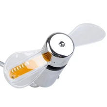 High Quality New Durable Adjustable USB Gadget Mini Flexible LED Light USB Fan Time Clock Desktop Clock Cool Gadget Time Display