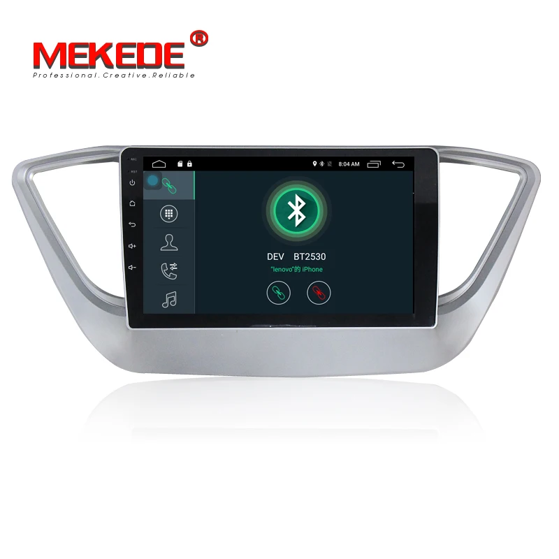 free shipping Android 7 1 Car head unit DVD player for Hyundai Solaris accent Verna 2017