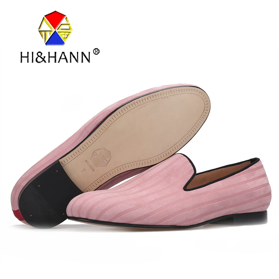 mens pink loafers shoes