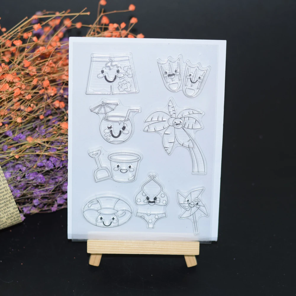 Silicone Clear Rubber Stamps Seal Scrapbooking Album Card Decor Diary DIY Craft