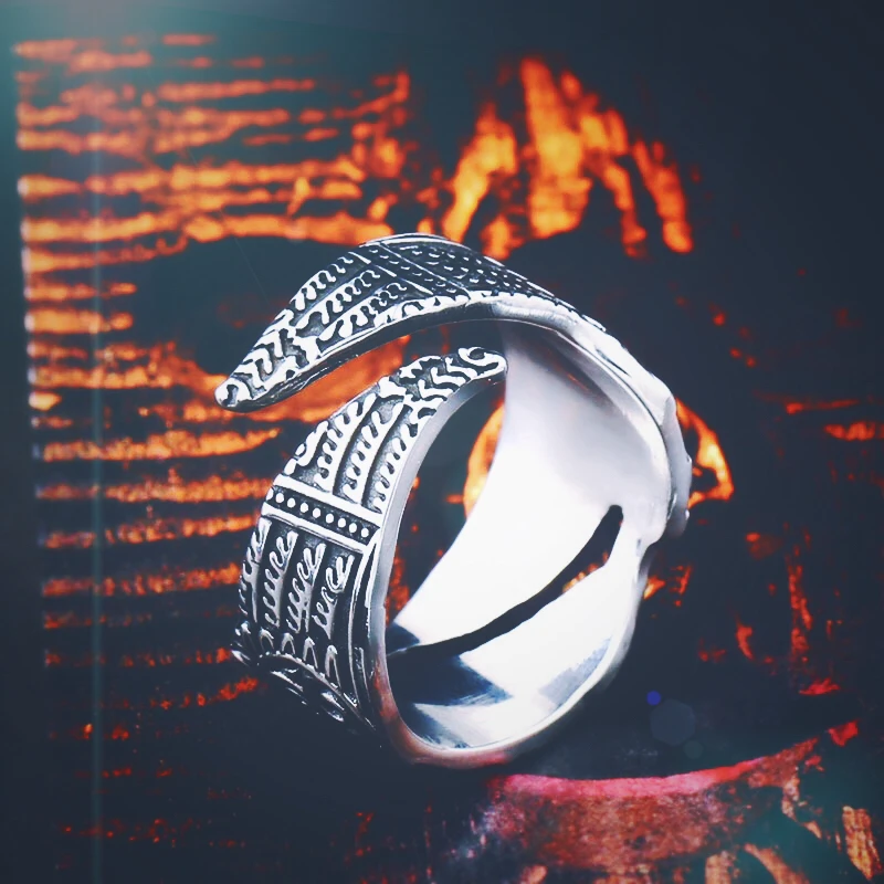BEIER 316L нержавеющая сталь Панк Винтаж Lucky для мужчин кольцо Руна викингов ювелирные изделия подарок Прямая поставка BR8-576