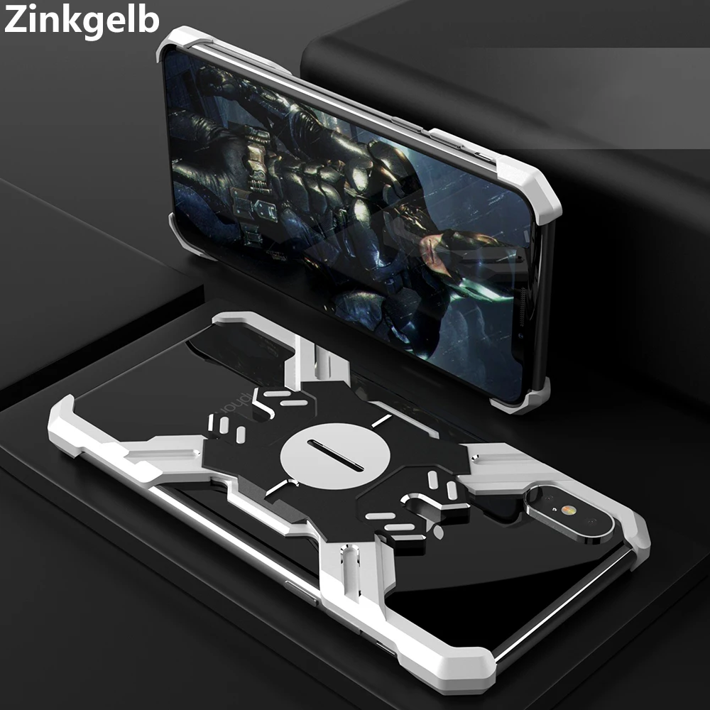 

For iPhone X Case Cover Luxury Slim Cute Hard Metal Aluminum Alloy Shockproof Armor Bumper Phone Case for iPhone X Back Cover