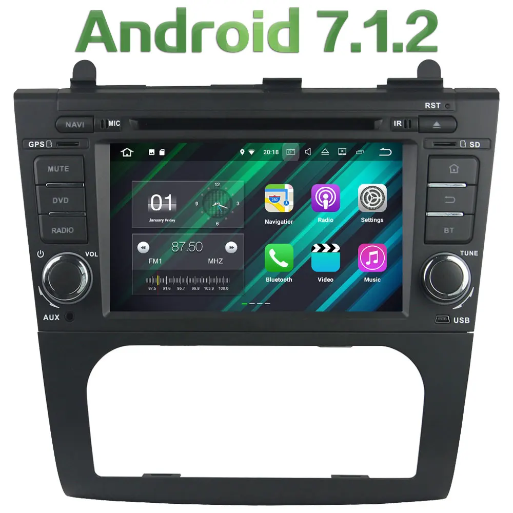 

2GB RAM 16GB ROM Android 7.1.2 12V Bluetooth Auto Car Radio 2DIN Stereo Audio MP3 Player FM for Nissan Tenna Altima 2013-2014