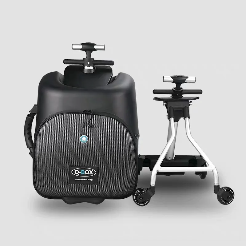 Новые милые дети меленький самокат чемодан Ленивый Сумка тележка carry on cabin