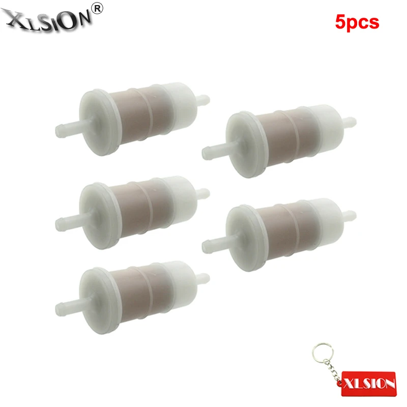 XLSION Aftermarket 5 шт. 1/4 &quotТОПЛИВНЫЙ ФИЛЬТР ДЛЯ Briggs &amp Stratton John Deere Mercury Johnson evinгруб ATV