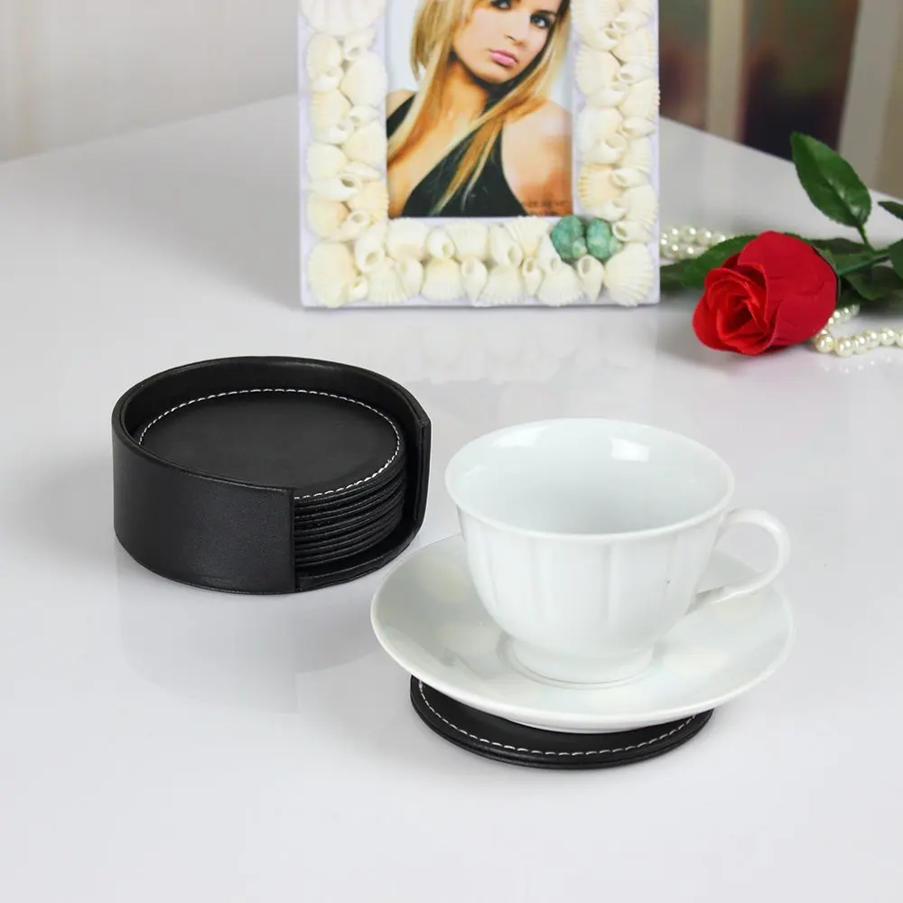 Wholesale Mats & Pads, iCarekit , 6pcs Leather Office Desk Round