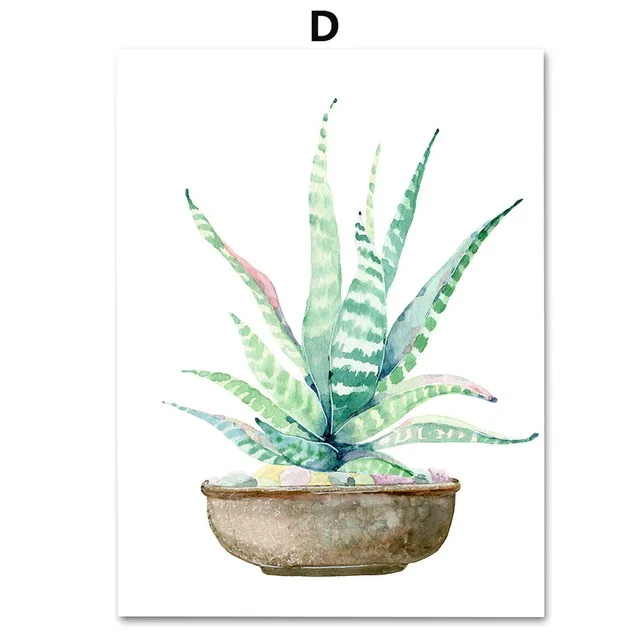 AFFLATUS-Potted-Cactus-Canvas-Painting-Wall-Art-Posters-And-Prints-Nordic-Poster-Watercolor-Wall-Pictures-For.jpg_640x640 (3)