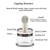 Rotating Handle Vacuum Body Muscle Massage Cans Suction Enhancer Anti Cellulite Acupuncture Vacuum Cupping Cups Nipple Enlarger 5