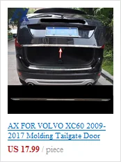 AX для VOLVO XC60 2009- формовочная дверная ручка багажника, полоса с акцентом, отделка хромированной задней крышки багажника