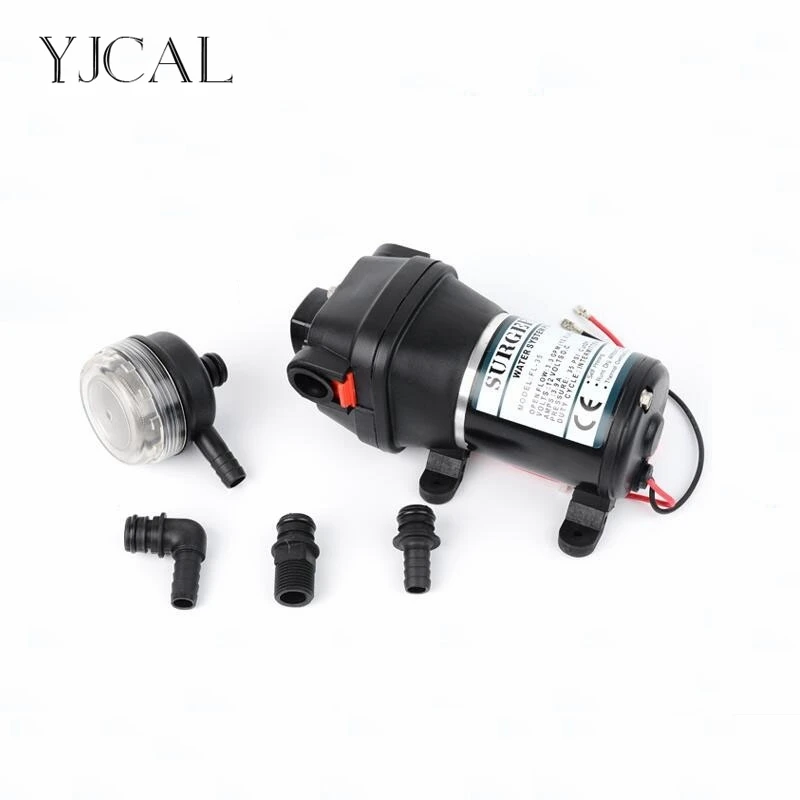 FL-34/35 DC 12V Water Electric Diaphragm Pump High Pressure sprayer Self-priming 24V Vacuum Motor Reciprocating | Обустройство дома