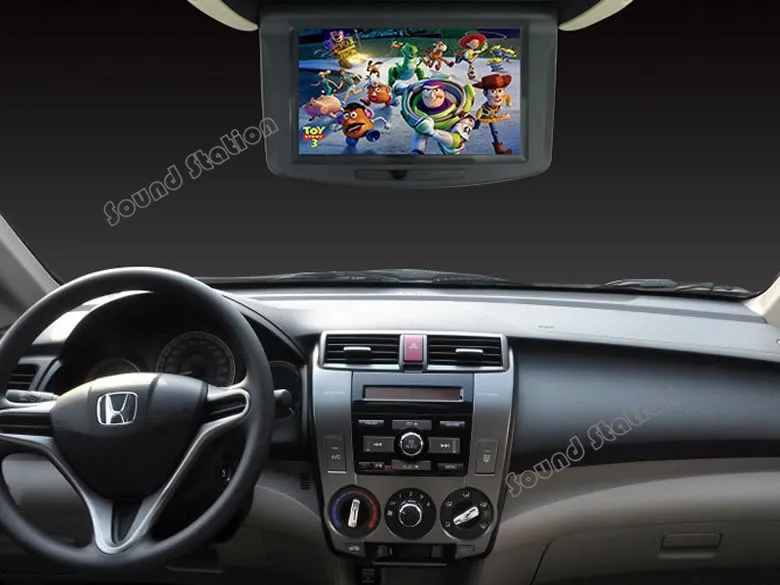 Потолочный DVD 9 дюймовый Автомобильный откидной монитор Automotivo потолочный TFT ЖК