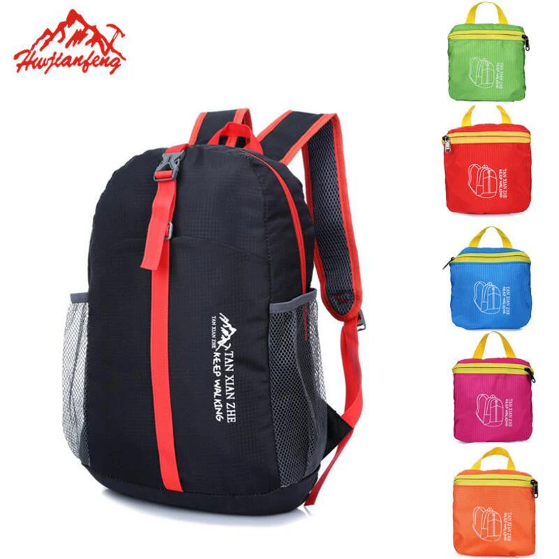 

16L Folding Backpack Men Women Outdoor Travel Bag Portable Sport Bag Waterproof Ultralight Nylon Camping Hiking Backpack