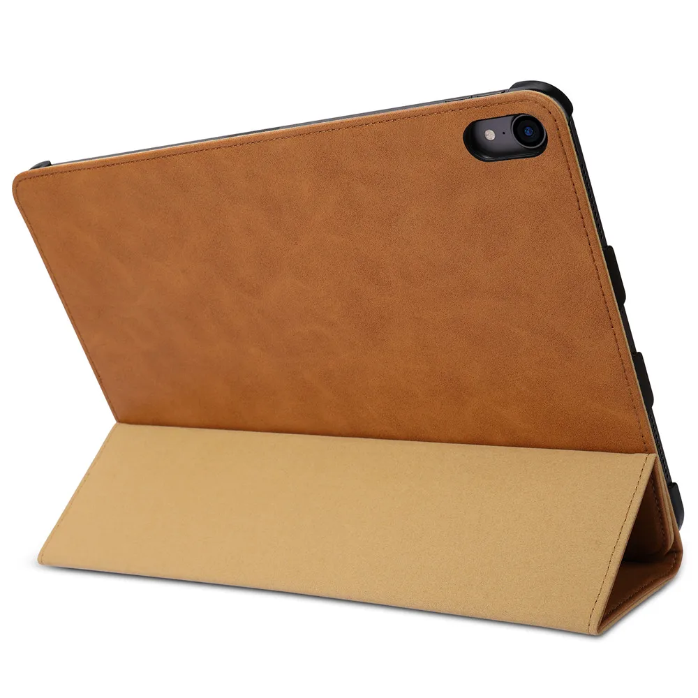 Jisoncase Smart Cover for iPad Pro 11 inch Microfiber Tablet Case with Pencil Slot for iPad Pro 11 inch 2018 New Business Style Jisoncase Smart Cover for iPad Pro 11 inch Microfiber Tablet Case with Pencil Slot for iPad Pro 11 inch 2018 New Business Style