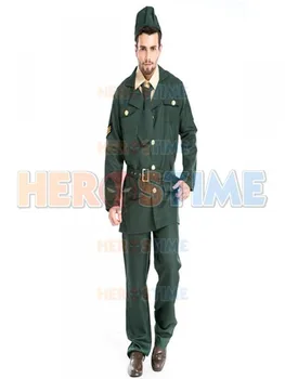 

2017 Mens Pilot Costume Adult Airline Pilot Halloween Fancy Dress