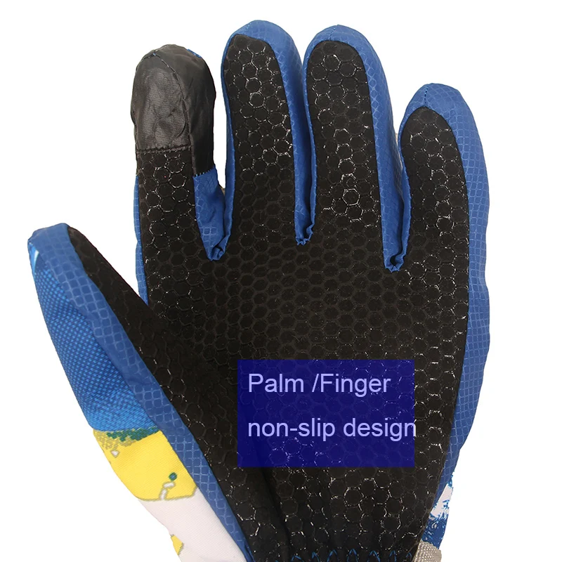 Goexplore best Ski Gloves 2024 Men Women -30 Thicken Waterproof Outdoor Motorcycle Snowboard Snowmobile Snow Mittens Winter Male 4