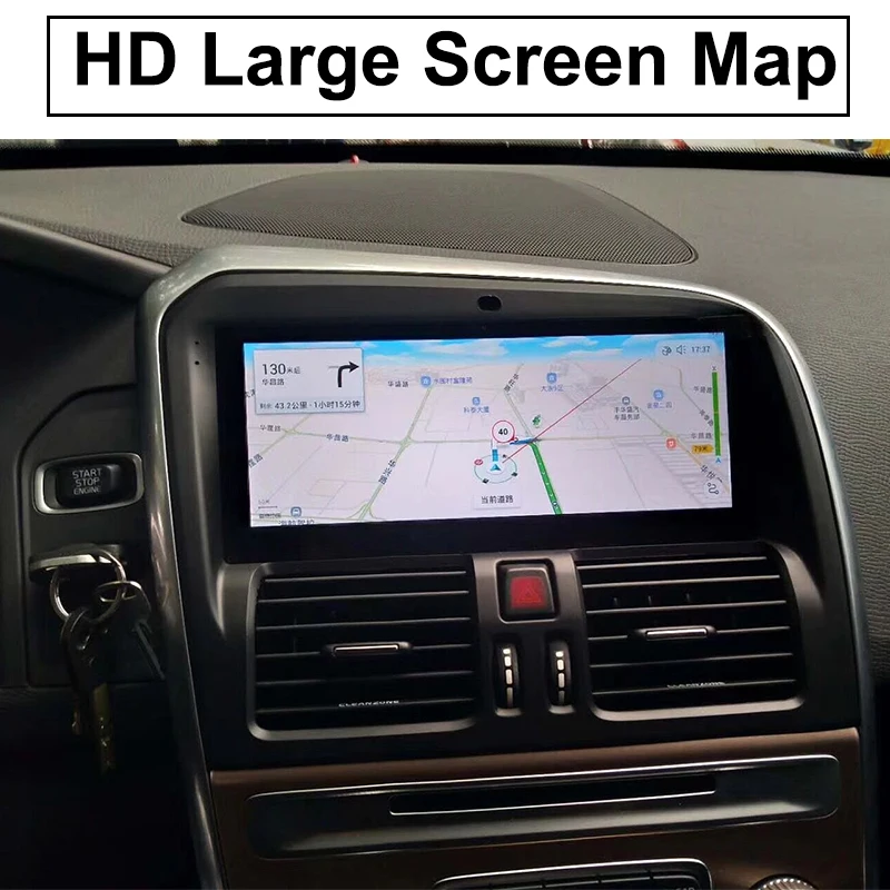 Liislee автомобильный мультимедийный плеер NAVI с большим экраном для Volvo XC60 XC 60 2009~ автомобильный стиль Радио Стерео gps навигация