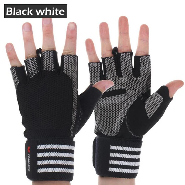 Buy Hand Wrap Wristband Sport Gloves Half Finger