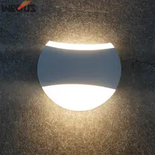 Светодиодный 8 Вт вверх и вниз светодиодный настенный светильник Открытый водонепроницаемый настенный светильник спальня Сад Двор балкон крыльцо настенный светильник-бра для гостиницы светильник ing