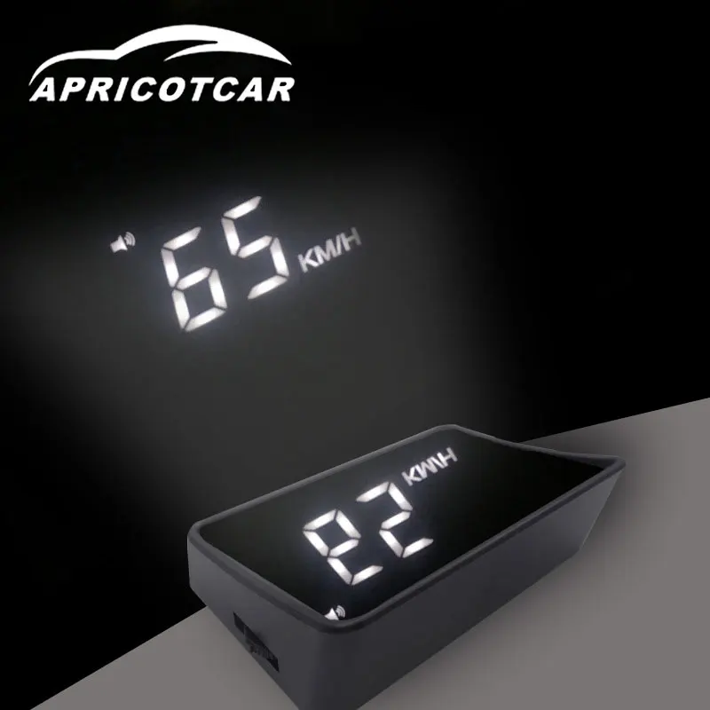 

3.5" HUD Head-up Display Car OBD2 Driving Monitor Speed Engine Fault Voltage Water Temperature Fatigue Speed Over Shift Remind