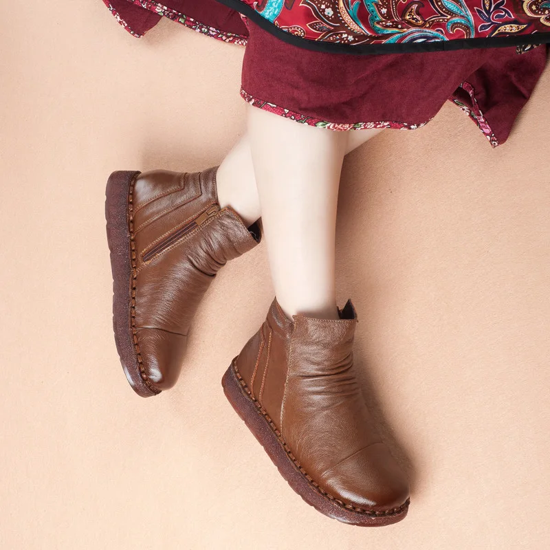 SWONCO-Women-s-Winter-Snow-Boots-Genuine-Leather-Vintage-Mother-Boot-Ankle-Boots-For-Women-Fur (2)