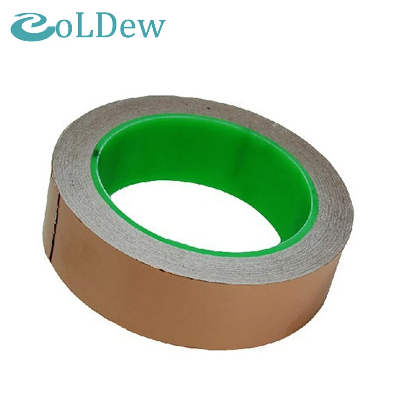

the bigger width 40mm*20m double sided copper foil tape conductive copper foil tape free shipping