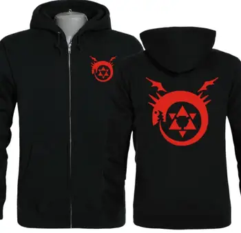 

Fullmetal Alchemist Edward Elric's Adult autumn Winter jacket hoodie coat