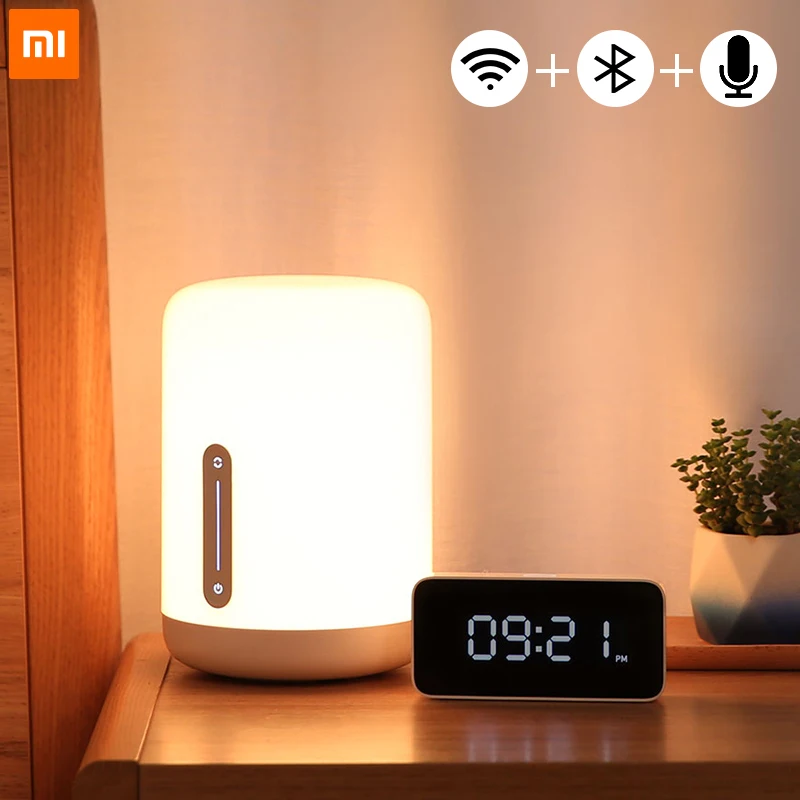 

Xiaomi Bed light Bedside Lamp Smart Table LED Light Bulb Colorful Bluetooth WiFi Voice Control Works with Apple HomeKit Siri