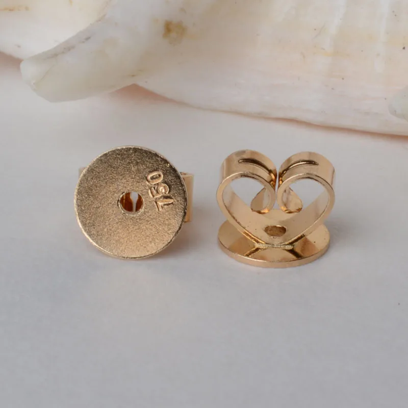 24 Sterling Silver Earring Backs Jewelry Ear Nut 5mm