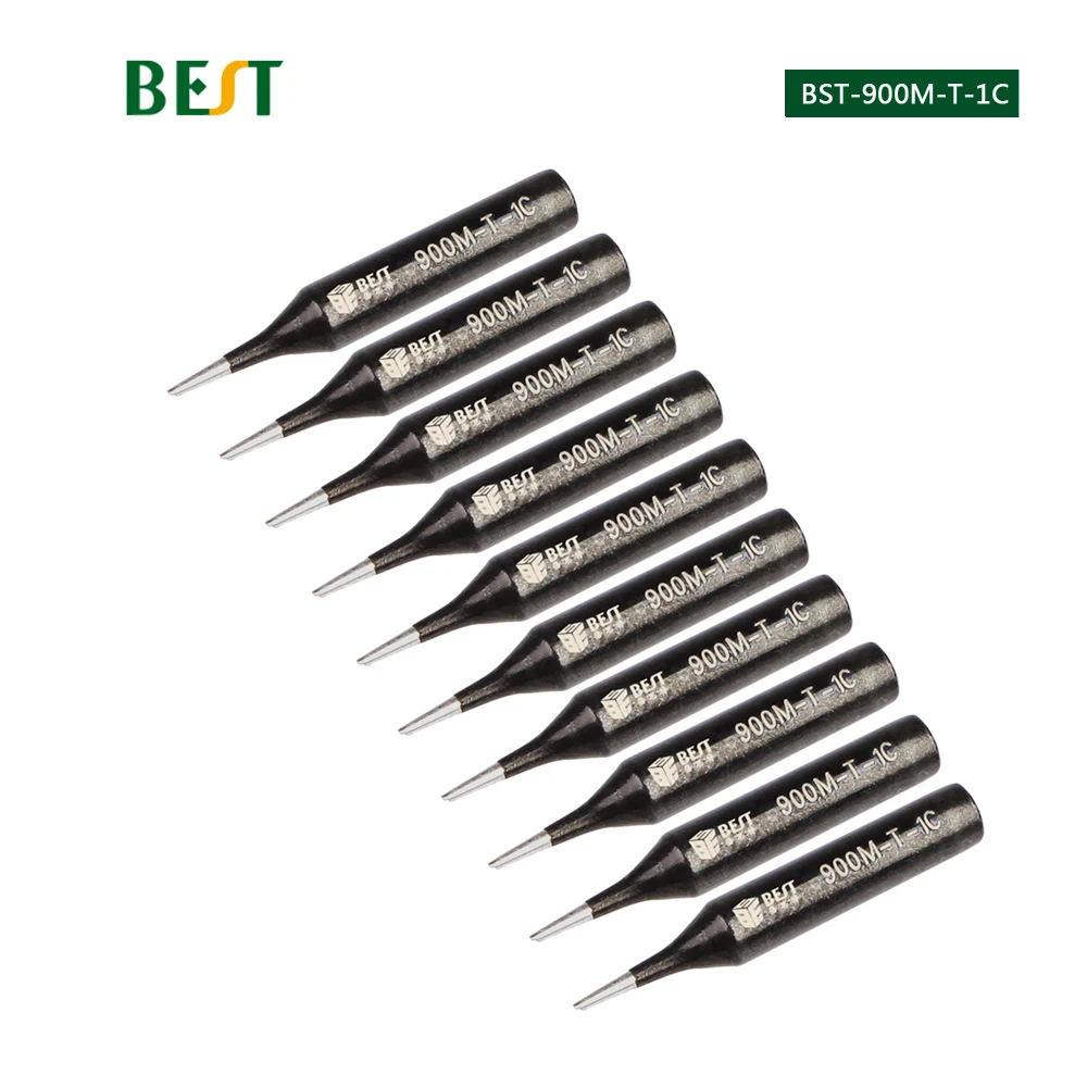 BST 900M T 1C 10PCS/Lot Soldering Solder Iron Tips Leader Free Solder Iron Tip For Hakko 936