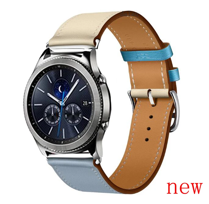 20 мм 22 мм кожа для samsung gear sport S2 S3 Classic Frontier galaxy watch 42 мм 46 мм ремешок huami amazfit ремешок Bip huawei gt 2