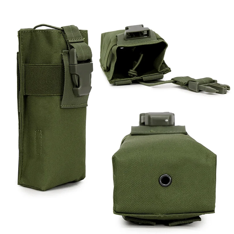 

Outdoor Sports Hunting Military Tactical Airsoft Paintball Molle Radio Talkie Water Bottle Canteen Bag Pouch