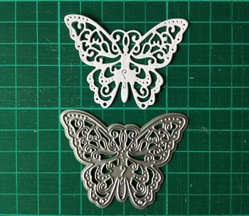 

Butterfly Metal Cutting Dies Scrapbooking Emossing Stencil Card Die For DIY Invitation Album Book Decoration 60*45mm