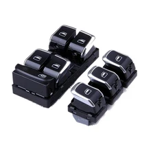 OEM chrome switch Electric control switch + electric window switch Pour A4 S4 B8 Q5 8K0 959 851 D 8KD959851A 4GD 959 855