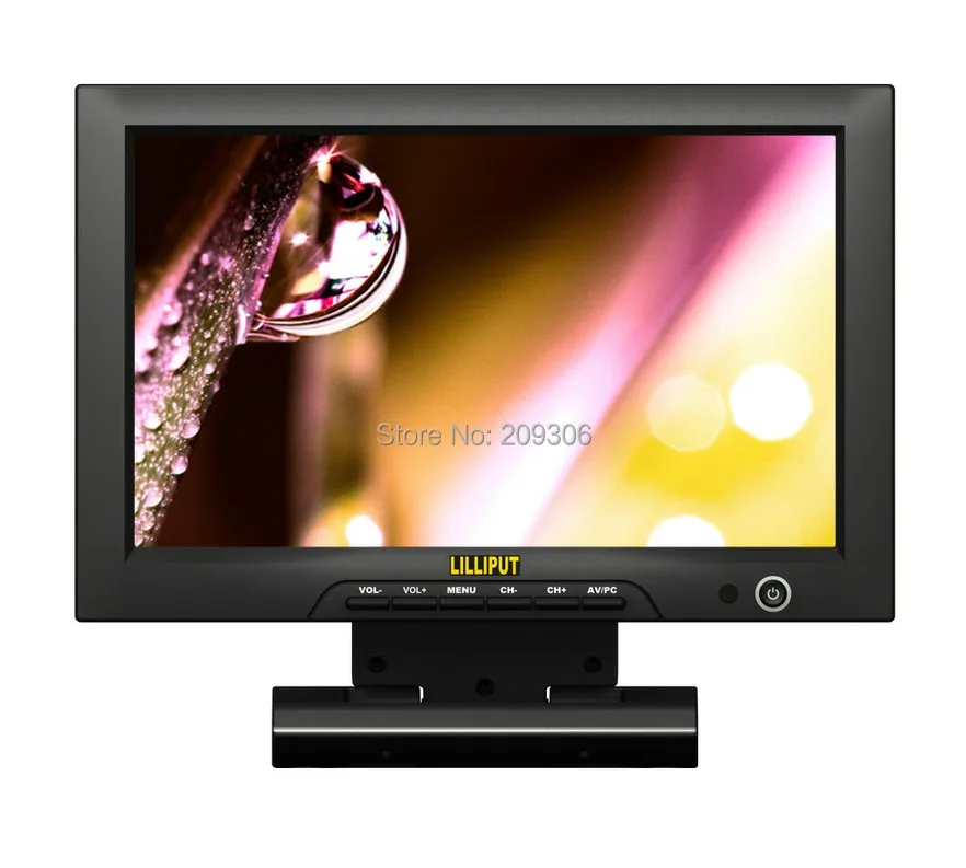 

LILLIPUT FA1013-NP/H/Y 10.1" Desktop TFT LED Camera PC HDMI Monitor with HDMI YPbPr AV Input VESA bracket stand