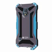 2016 High Quality Waterproof Anti Dust Frost Diving Aluminum Metal With Gorilla Glass Case Cover for Samsung Galaxy S5 S6 Note 4