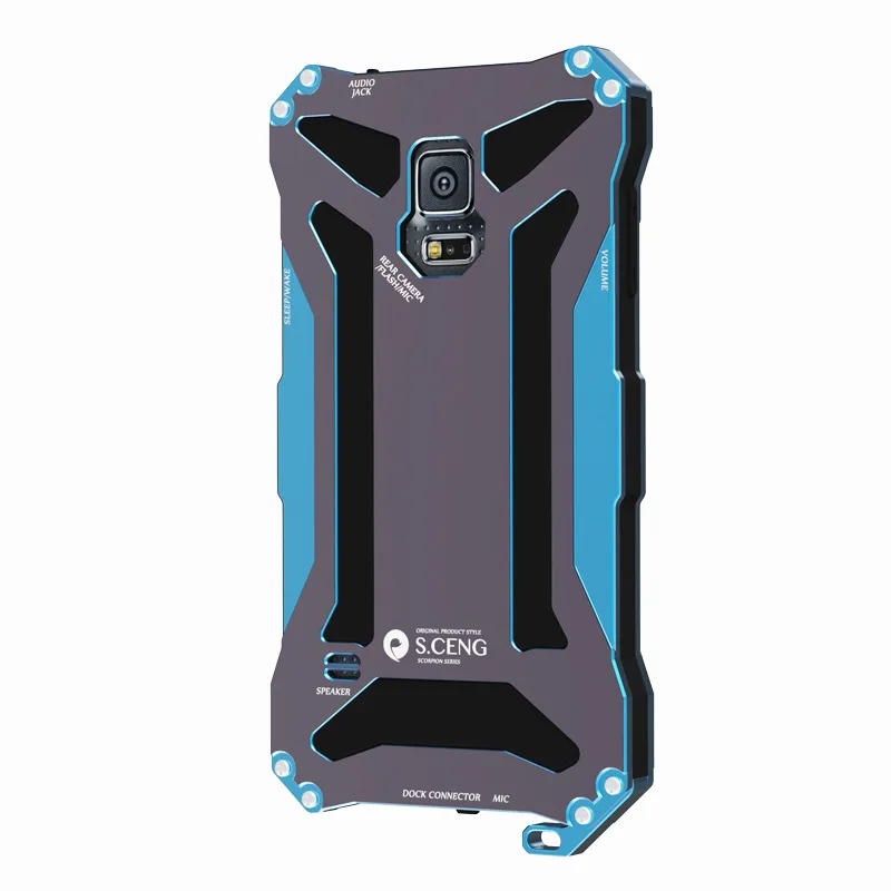imágenes para 2016 de Alta Calidad de Metal de Aluminio de Buceo Impermeable Antipolvo Helada Con gorilla Glass Funda para el Samsung Galaxy S5 S6 Nota 4 imágenes para 2016 de Alta Calidad de Metal de Aluminio de Buceo Impermeable Antipolvo Helada Con gorilla Glass Funda para el Samsung Galaxy S5 S6 Nota 4
