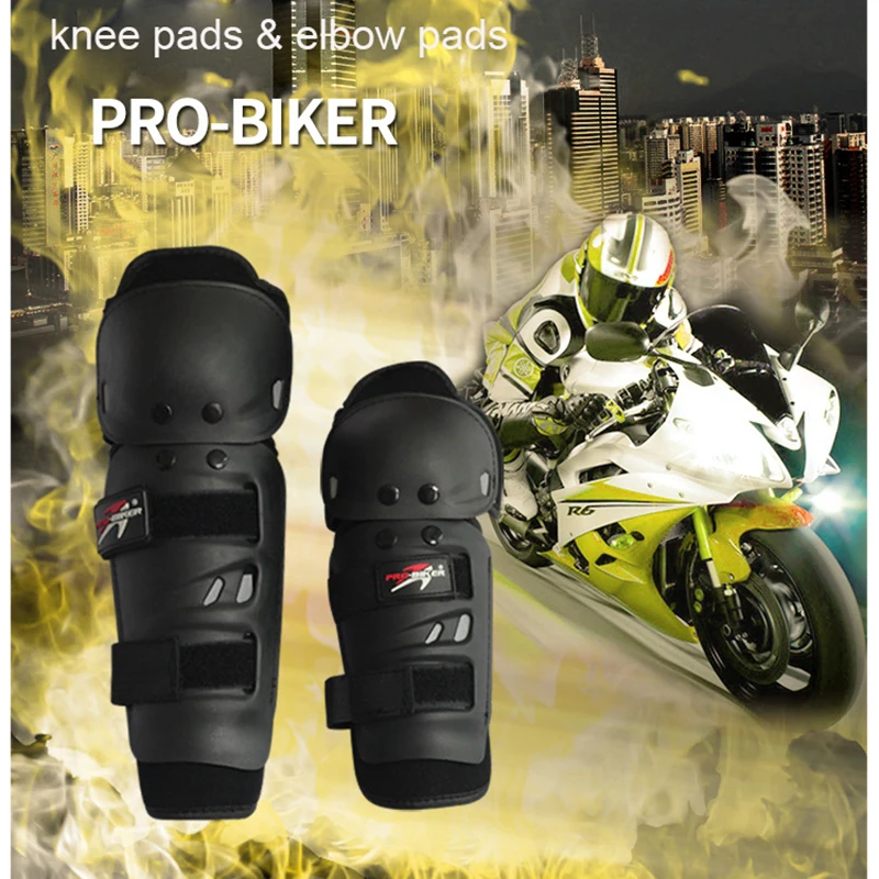 PRO BIKER Motorcycle Knee Elbow Pads Moto Racing Protect Gears Pads