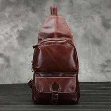 Известная марка Дизайн Мужской crossbody сумка Мужская Грудь сумка из натуральной кожи мужская повседневная сумка мужчины талия Сумки