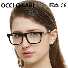 OCCI CHIARI, полосатые очки, для женщин, анти-синий луч, компьютерные очки по рецепту, Новые прозрачные оптические очки, оправа для очков