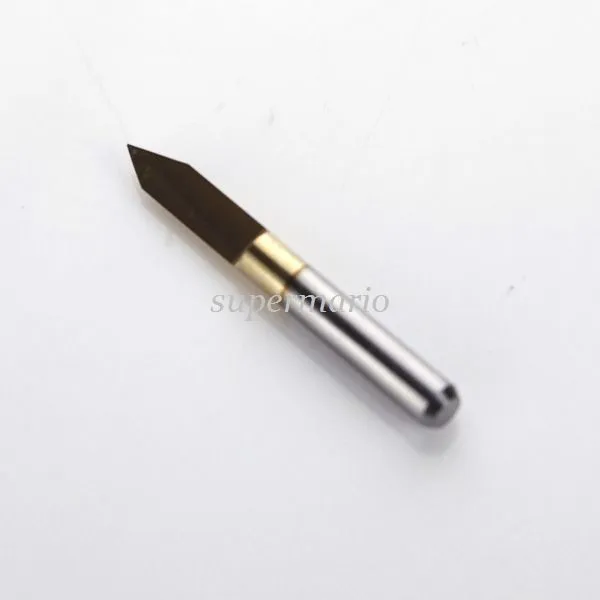 

1x Titanium Coated Carbide PCB Engraving CNC Bit Router Tool 60 Degree 0.1mm Tip