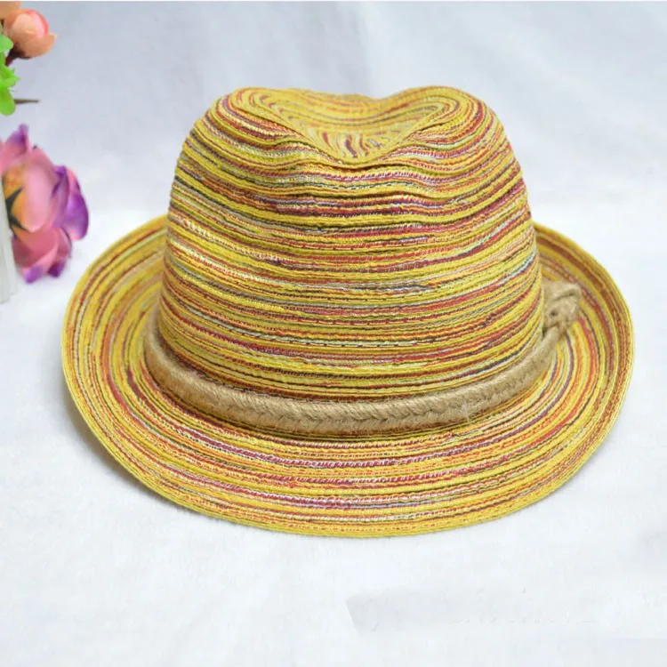 [HEAD BEE] модная пляжная широкополая соломенная шляпа леди сомбрерос шляпа от солнца с бантом Панама летние шляпы для женщин