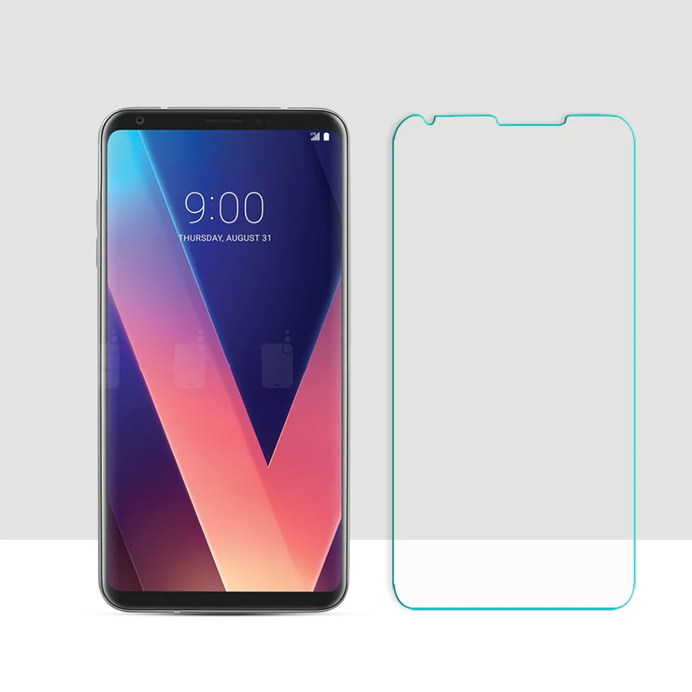 2 шт. Защитная пленка для экрана LG V30 H930 H933 против царапин стекло HD 2.5D изогнутый