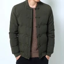 Прямая, новые мужские зимние куртки в китайском стиле, повседневные облегающие мужские парки, верхняя одежда, S-4XL, NXP02