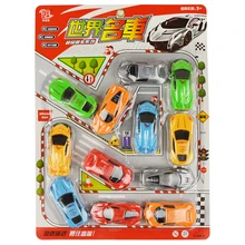 12 PCS set mini simulation sports cars toy for children boy Pull back car model Diecasts