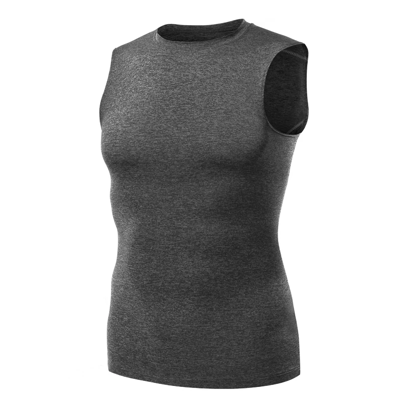 

HOT 2019 Active Bodybuilding Sleeveless Tees Quickly Drying milk silk Soft compression High Stretch tights Tank Tops Men
