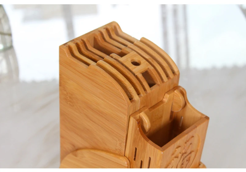 Wood knife holder15