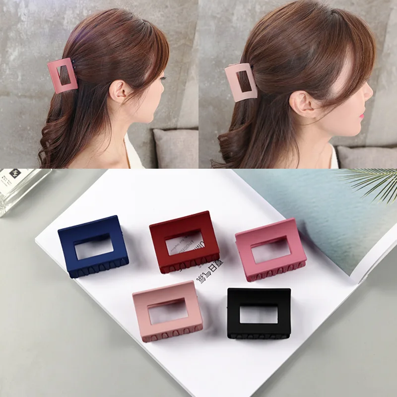 

Acrylic Women Headwear Hairpins Hair Clip Crab Hair Claws for Women Girl Simple and Elegant Clamp Hair Accessories